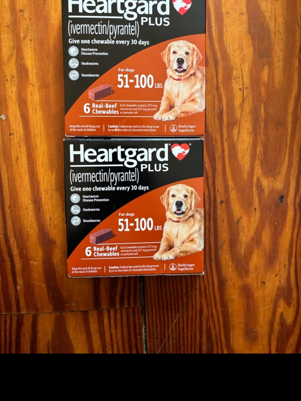 Heartgard Plus for Dogs 51-100 lbs 12 month supply